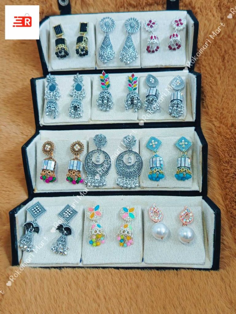Jhumka Set 12pcs